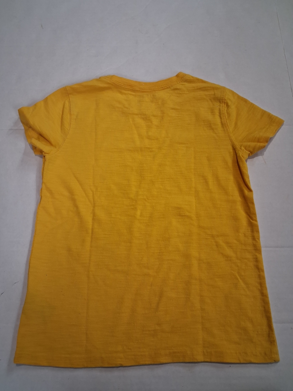 L.L. Bean Boys Yellow Short-Sleeve Logo Tee with Rainbow Graphic 6/7 - Picture 4 of 4